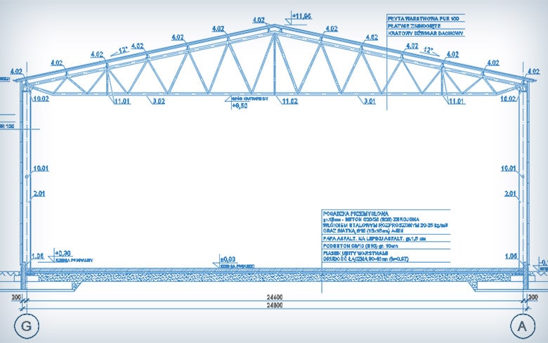 Projektowanie stalowej hali produkcyjnej w Gorzowie Wielkopolskim